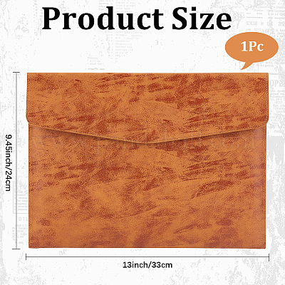 1Pc Imitation Leather Documents Pockets&nbsp;OFST-CL0001-05B-1