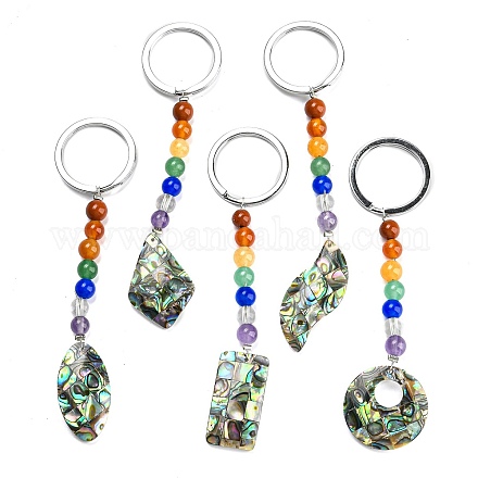 Wholesale Abalone Shell Keychain - Pandahall.com