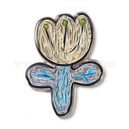 Colorful Acrylic Pendants MACR-D020-01G-1