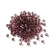 Transparent Glass Beads, Bicone, Indian Red, 4x4x3.5mm, Hole: 1mm, 720pcs/bag