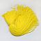 Polyester & Spandex Cord Ropes, 16-Ply, Solid Color, for Shoe Lace Cord Making, Gold, 2mm, about 109.36 yards(100m)/bundle