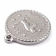 304 Stainless Steel Pendants&nbsp;X-STAS-O140-02P-A-3