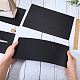 プラスチックシート  長方形  ブラック  300x127x1.2mm&nbsp;DIY-WH20079-041B-01-3