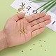 真鍮製ビーズキャップ  花  金色  サイズ：直径約4mm  穴  1.2mm&nbsp;KK-TB857-G-5