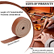 2.5M Double Face Litchi Pattern Imitation Leather Cord&nbsp;LC-WH0006-08B-2