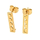 Ion Plating(IP) 304 Stainless Steel Stud Earring Findings&nbsp;STAS-H180-12G-1