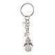Alloy with Glass Seed Beads Keychain&nbsp;KEYC-MZ00010-01-1