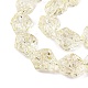 Electroplate Glass Beads Strands&nbsp;EGLA-N012-08F-3