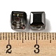 電気メッキガラスビーズ  多面カット  キューブ  ブラック  5.5x5.5x5.5mm  穴：1.6mm  100個/袋&nbsp;EGLA-Z004-04A-07-3