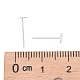 925 Sterling Silver Stud Earring Findings&nbsp;STER-S002-44-3