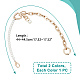 2Pcs 2 Colors ABS Imitation Pearl Bag Chain&nbsp;FIND-WR0004-49-3