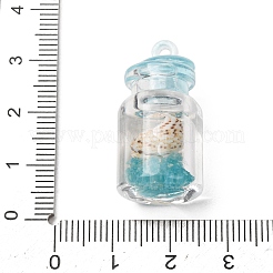 Transparent Resin & Natural Shell Pendants&nbsp;RE-CBA6A90-08B