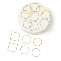 60Pcs 3 Styles Brass Linking Rings&nbsp;KK-YW0002-32