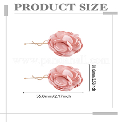 2Pcs Cloth Flower Twist Clip&nbsp;PHAR-LP0002-28