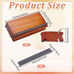 Wood Guitar Fret Beveling File Cutting Edge Tool&nbsp;AJEW-WH0455-344
