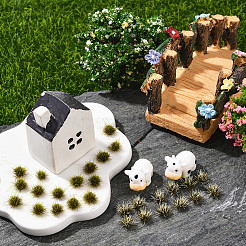 ナイロン製ミニ草束 208色 2個  人工芝モデル  DIYサンドテーブル素材用  ミックスカラー  4~5mm  104個/カラー&nbsp;AJEW-SP0003-17A