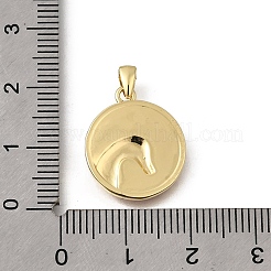 Brass Enamel Pendants&nbsp;KK-U072-23G