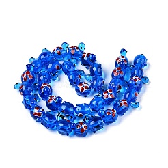 Handmade Lampwork Beads Strands&nbsp;LAMP-N024-36C