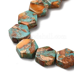 Synthetic Imperial Jasper Beads Strands&nbsp;G-Q050-B01-02