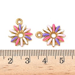 304 Stainless Steel Enamel Pendants&nbsp;STAS-I346-15G-02
