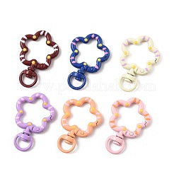 10Pcs Spray Painted Alloy Swivel Snap Hook Clasps&nbsp;FIND-FS0004-56