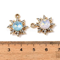 UV Plating Alloy Glass Pendants&nbsp;FIND-K032-09G