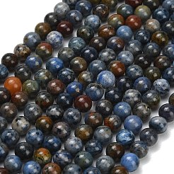 天然デュモージェライトビーズ連売り  スムーズなラウンド  グレードAB  6.5mm  穴：0.7mm  約62個/連  14.76''（37.5センチメートル）&nbsp;X-G-F826-A01-6mm