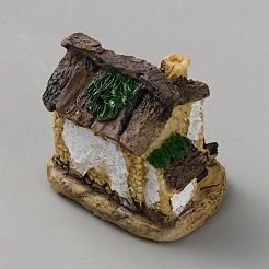 Resin Imitation Stone House Display Decorations&nbsp;DJEW-WH0015-171B