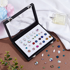 Rectangle PU Leather Loose Diamond Presentation Boxes with Sponge Inside&nbsp;CON-WH0089-31