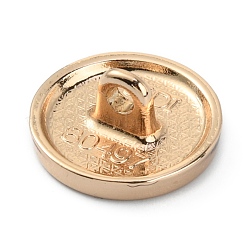 1-Hole Alloy Shank Buttons&nbsp;DIY-WH0304-340B-01