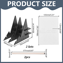 Plastic Drawing Tracing Board with Stand&nbsp;AJEW-WH0709-518