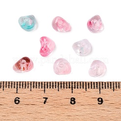 透明なアクリルビーズ  混合図形  パールピンク  4~6x6.5~8.5x4~5mm  穴：1.5mm  約1503個/179g&nbsp;LS-OACR-N137-44A