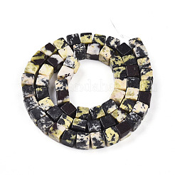 Natural Yellow Turquoise(Jasper) Beads Strands&nbsp;G-T140-40
