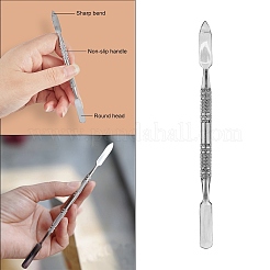 Stainless Steel Palette and Double Head Spoon Palette Spatulas Stick Rod&nbsp;MRMJ-GL0001-01P
