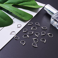 304 Stainless Steel Leverback Earring Findings&nbsp;STAS-L190-14S