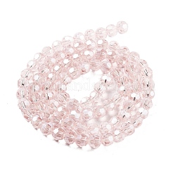 Electroplate Transparent Glass Beads Strands&nbsp;LS-EGLA-A035-T6mm-A20