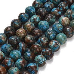 Natural Chrysocolla Beads Strands&nbsp;G-C289-B02-8mm