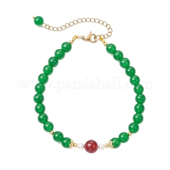 Natural & Dyed Malaysia Jade Bracelets&nbsp;BJEW-JB11973-01