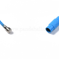 Spray Painted 201 Stainless Steel Wire Cable Keychains&nbsp;BJEW-T019-01