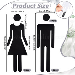 5 Bags Acrylic Signboards&nbsp;AJEW-NB0007-20A