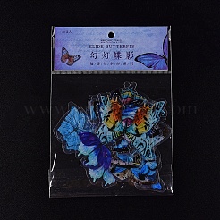 Butterfly Pattern Waterproof Plastic Scrapbooking Stickers&nbsp;DIY-WH0158-55