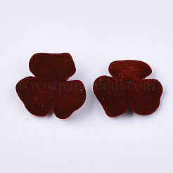 Flocky Acrylic Bead Caps&nbsp;X-OACR-T005-01-05