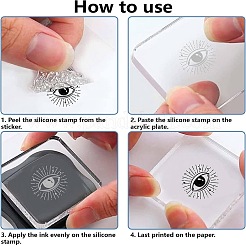 Plastic Stamps&nbsp;DIY-WH20018-0090