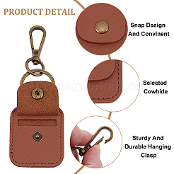 2Pcs PU Leather Ring Holder Keychain Pendant Decoration&nbsp;AJEW-GO0002-27A
