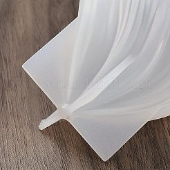 DIYツイストティアドロップキャンドルシリコンモールド  キャンドル作り用  ホワイト  5.4x5.9x6.15cm&nbsp;DIY-G113-06A