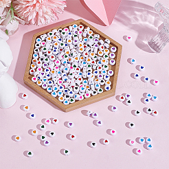 320Pcs 8 Colors Opaque Acrylic Beads&nbsp;MACR-ME0001-03