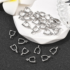 シーグレース ブラス アイスピック ピンチベイル  カドミウムフリー＆ニッケルフリー＆鉛フリー  プラチナ  11x2.5mm  穴：2mm  ピン：0.7mm&nbsp;XGRQ1U074-372P