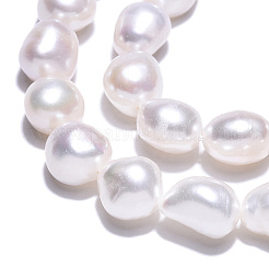Natural Cultured Freshwater Pearl Beads Strands&nbsp;PEAR-N014-08F
