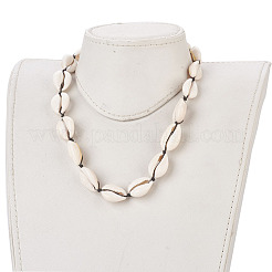 Cowrie Shell Beaded Necklaces&nbsp;NJEW-JN02293