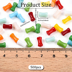 500Pcs Opaque Colours Glass Seed Beads&nbsp;SEED-PA0001-07